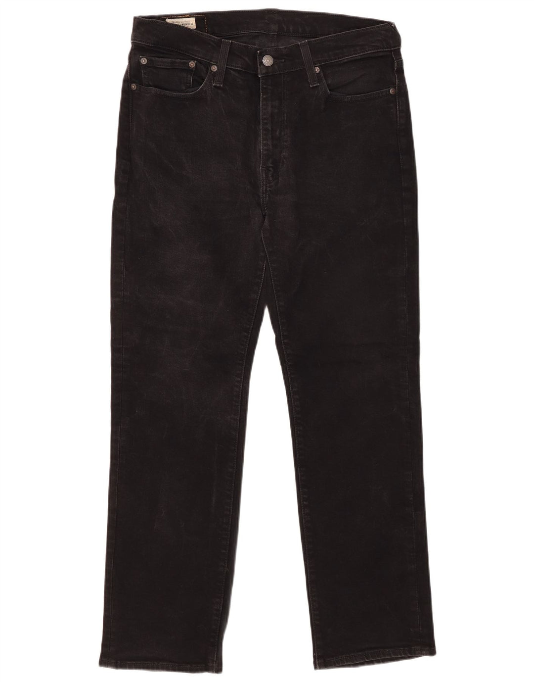 Levi's Masculino 514 Straight Jeans W33 L28 Algodão Preto