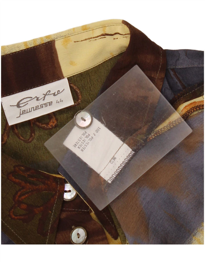 Blusa Camisa Feminina Erto EU 44 XL Multicolor Patchwork Poliéster