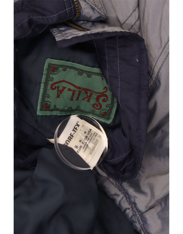 Jaqueta corta-vento masculina SKILA UK 46 3XL azul acrílico