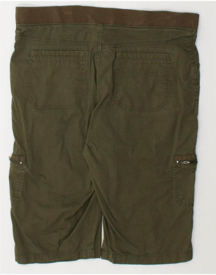 LEE Womens Relaxed Fit Cargo Shorts US 14 XL W36 Khaki Cotton Vintage Lee and Second-Hand Lee from Messina Hembry 