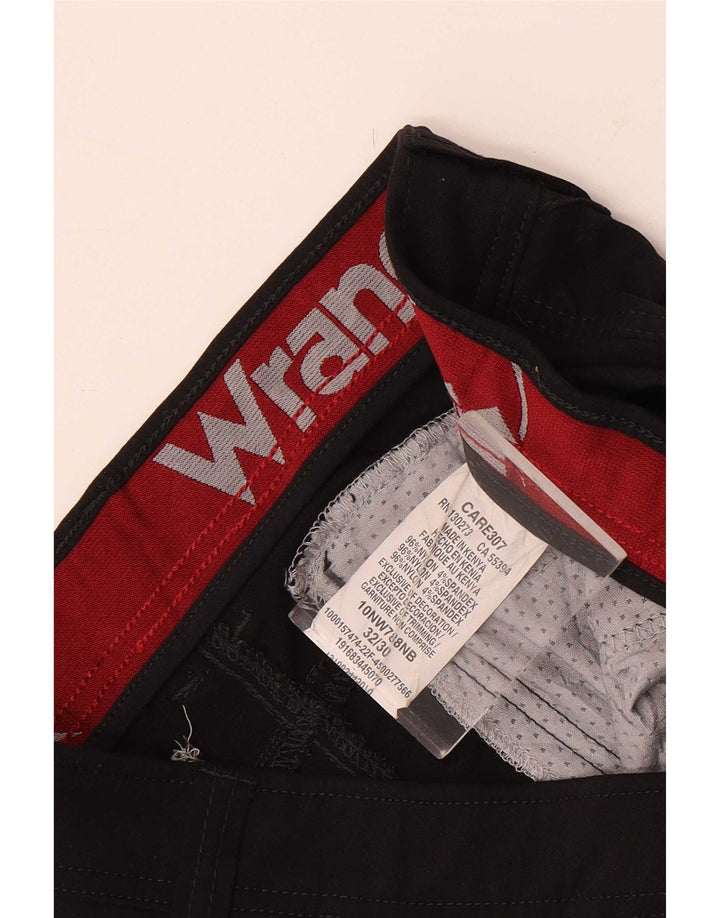 Wrangler Mens Slim Cargo Calças W32 L30 Preto Nylon