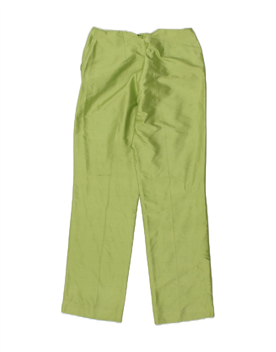 VINTAGE Womens Straight Casual Trousers W28 L29  Green Vintage Vintage and Second-Hand Vintage from Messina Hembry 