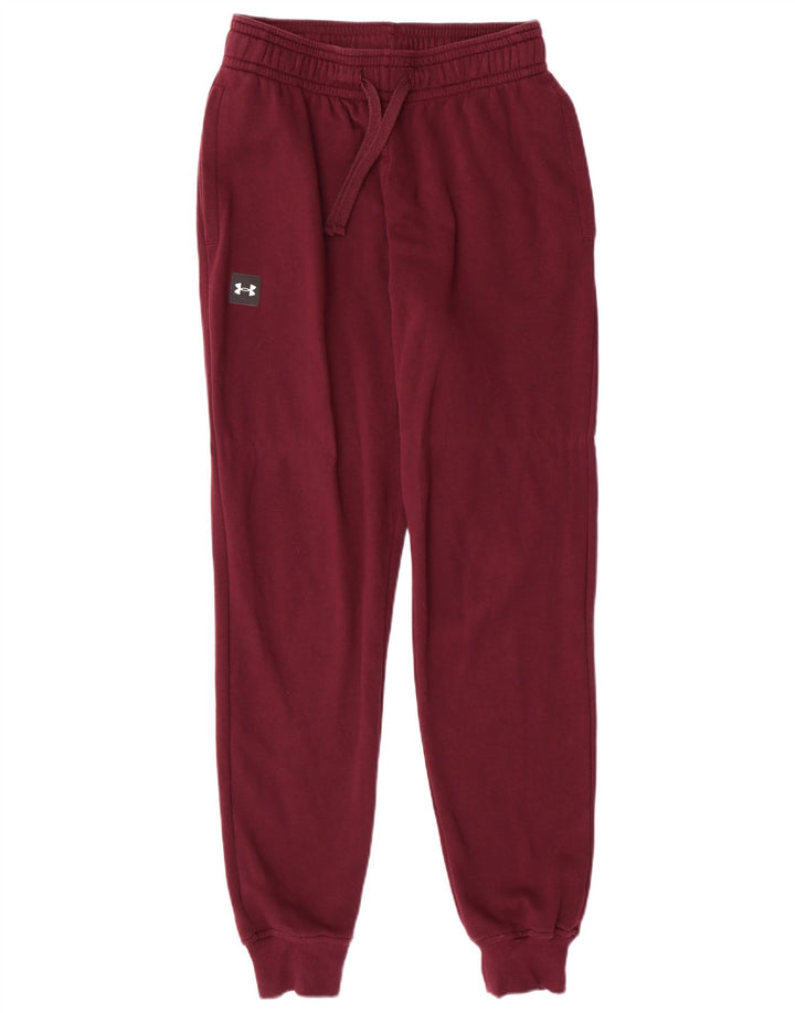 Calça de treino masculina UNDER ARMOUR de algodão marrom pequeno
