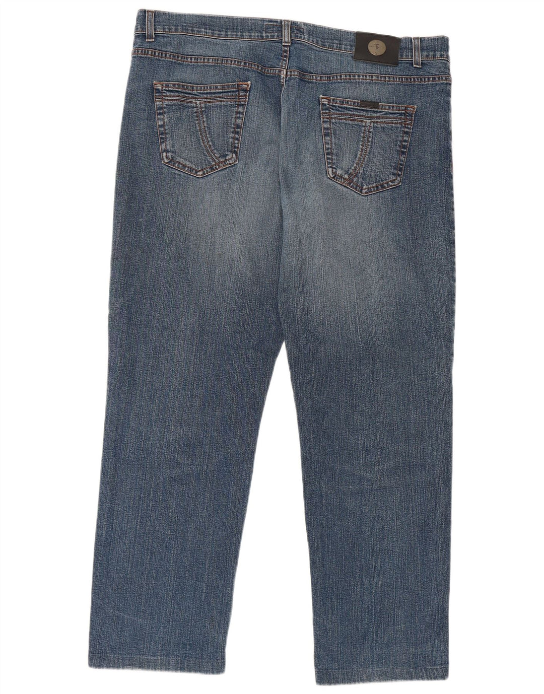 Trussardi Mens Straight Jeans W44 L30 Azul Algodão
