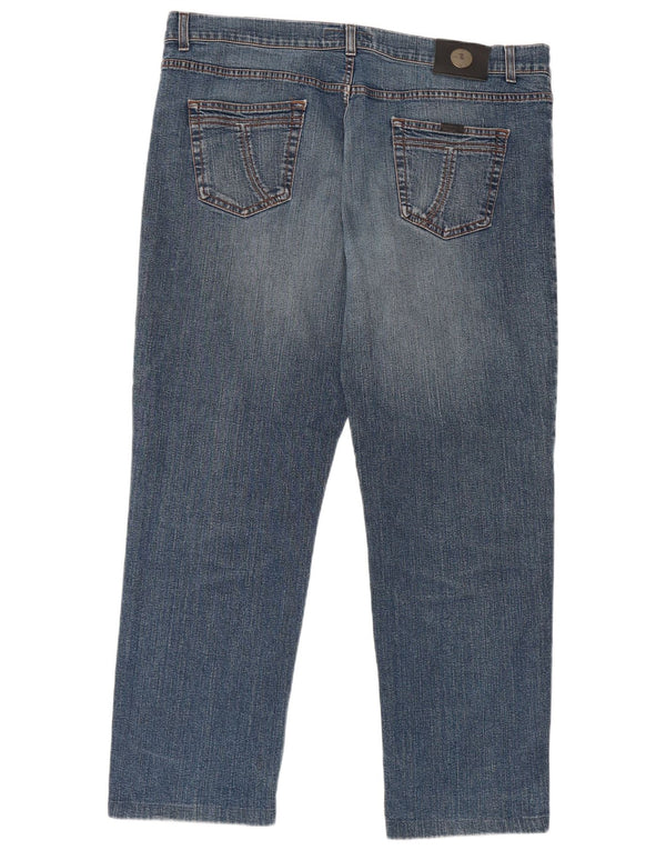 Trussardi Mens Straight Jeans W44 L30 Azul Algodão