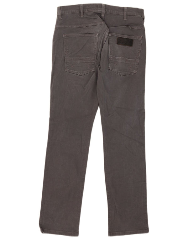 WRANGLER Masculino Spencer Straight Jeans W32 L32 Algodão Cinza