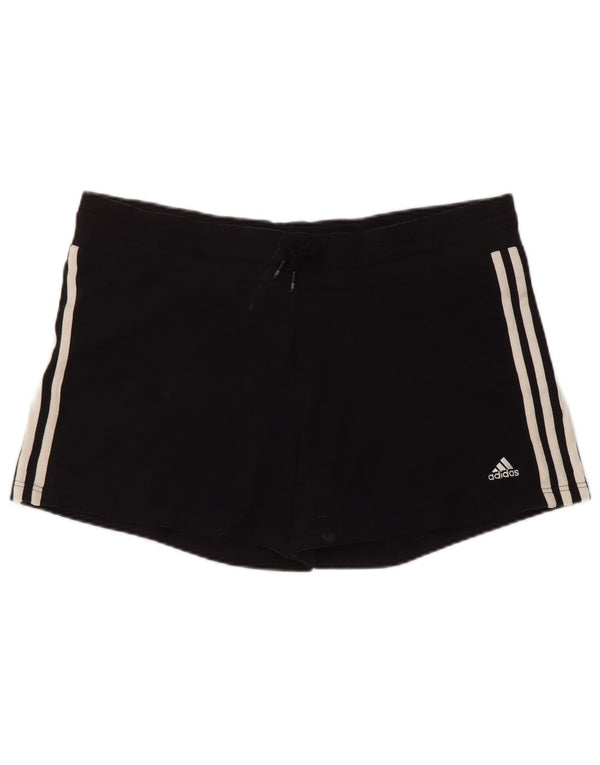 Shorts esportivos femininos Adidas UK 22 XL preto algodão