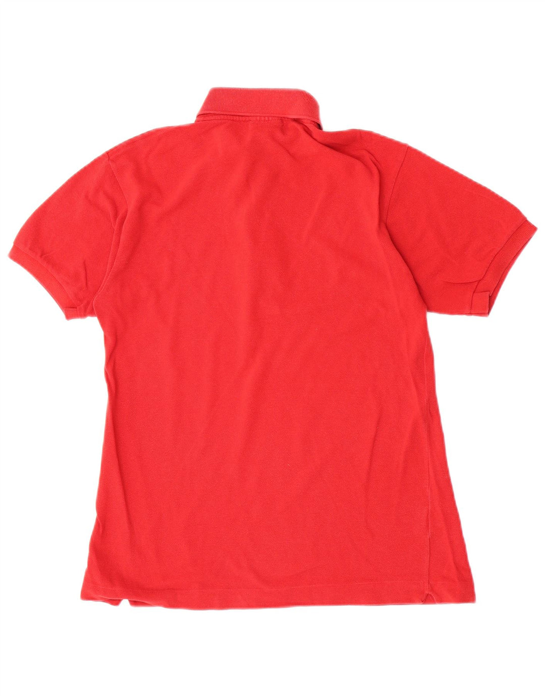 Camisa polo masculina Lacoste tamanho 2 XS algodão vermelho