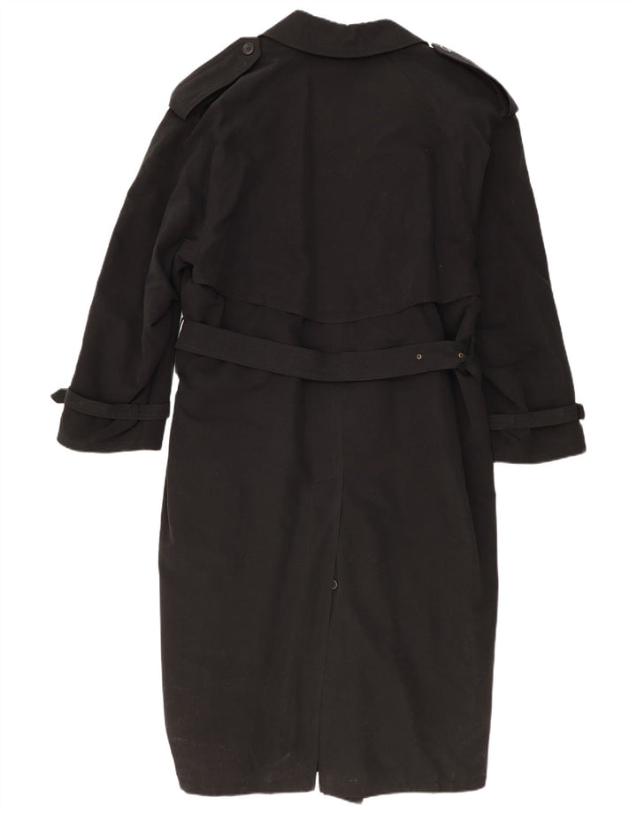Trench Coat Vintage Masculino IT 48 Médio Preto