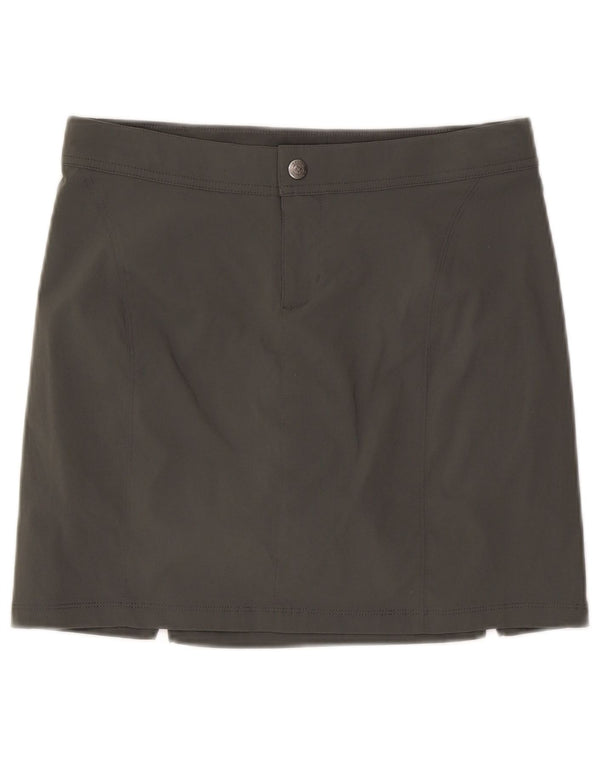Minissaia feminina Columbia de cintura baixa Reino Unido 8 pequena W30 cinza nylon