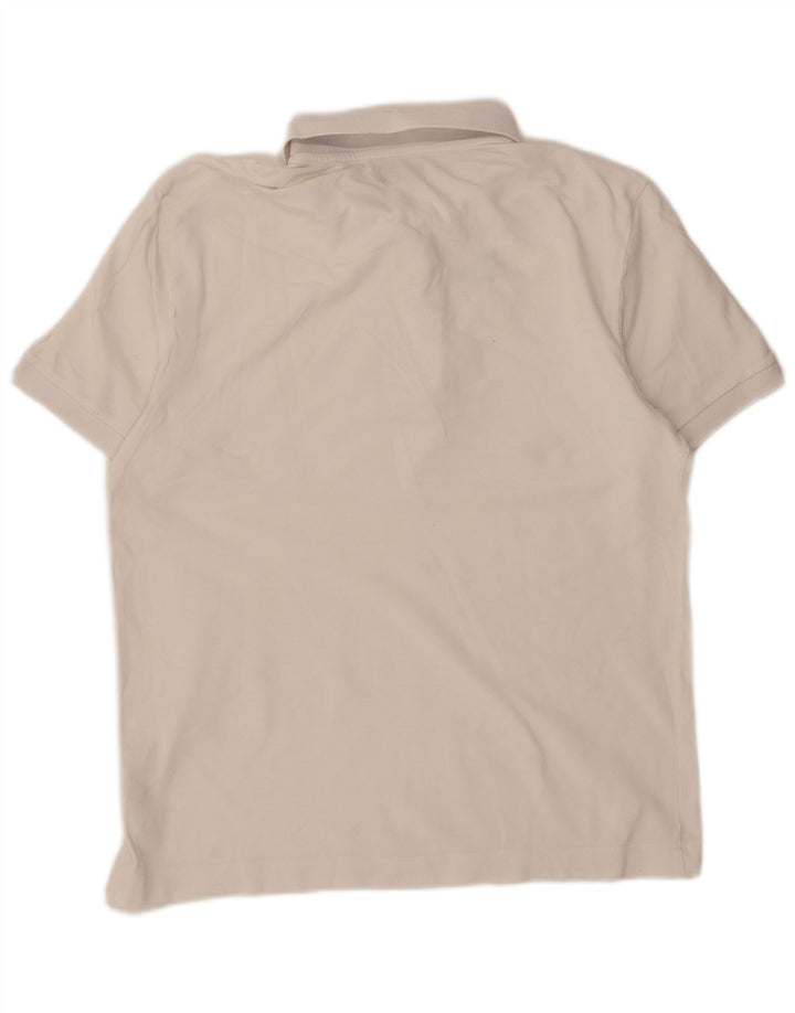 Camisa polo masculina KAPPA grande algodão branco