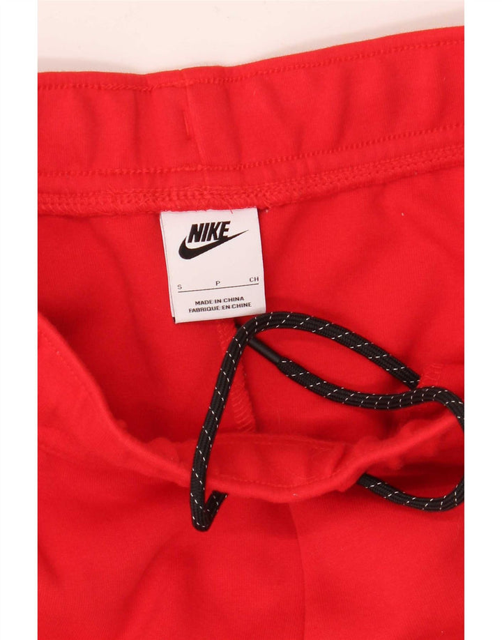 Nike Mens Treino Calças Joggers Pequeno Algodão Vermelho
