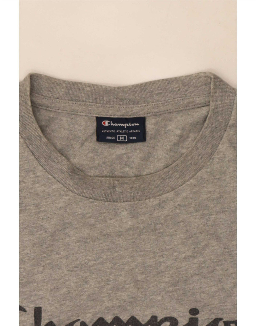 Campeão Camiseta Masculina Graphic Top Cinza Médio