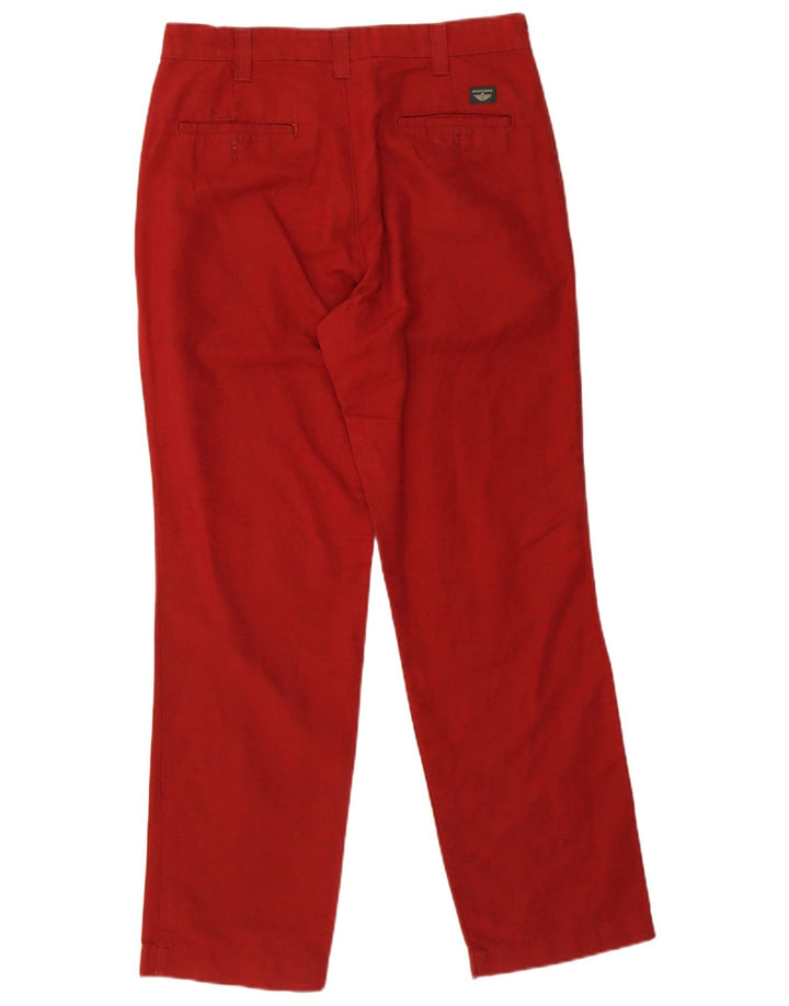 Calça jeans masculina Dockers cáqui reta W33 L32 vermelha