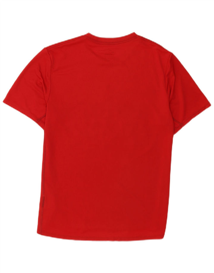 Camiseta Nike masculina gráfica Top médio poliéster vermelho