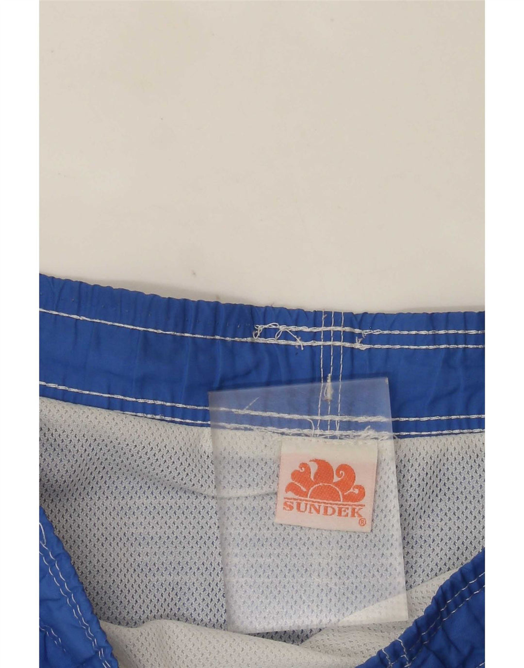 Shorts de natação masculino Sundek grande bloco colorido azul