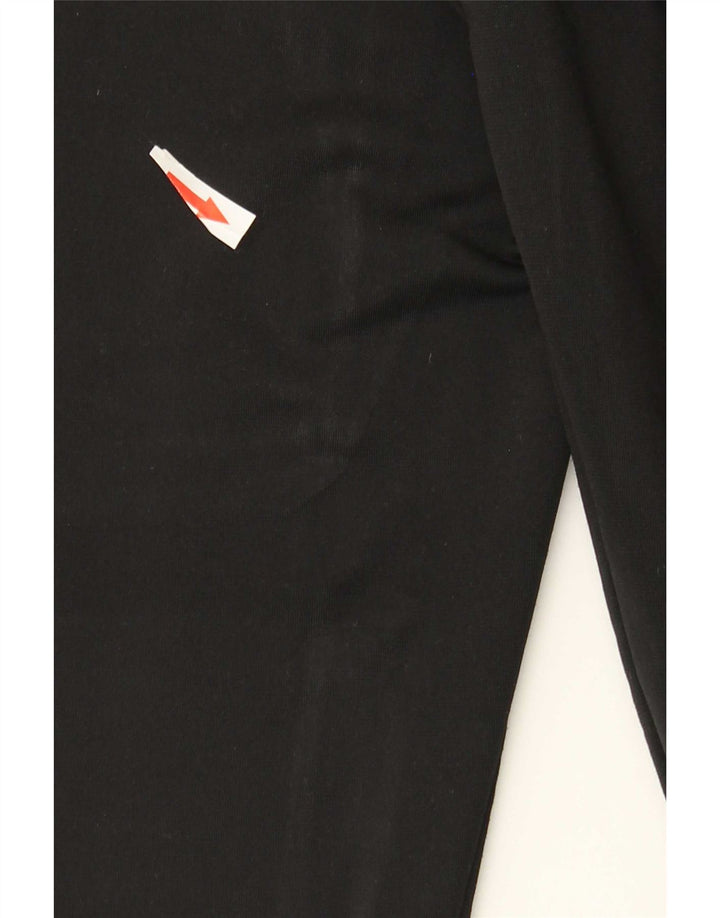 Kappa Mens Graphic Tracksuit Calças Joggers Médio Preto Poliéster