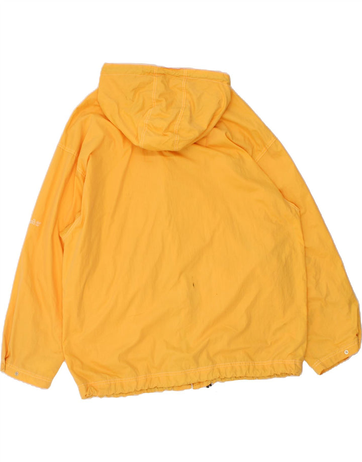 Jaqueta de chuva masculina com capuz TIMBERLAND UK 40 grande nylon amarelo