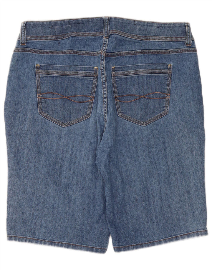 Lee Womens Riders Denim Shorts W34 Grande Azul
