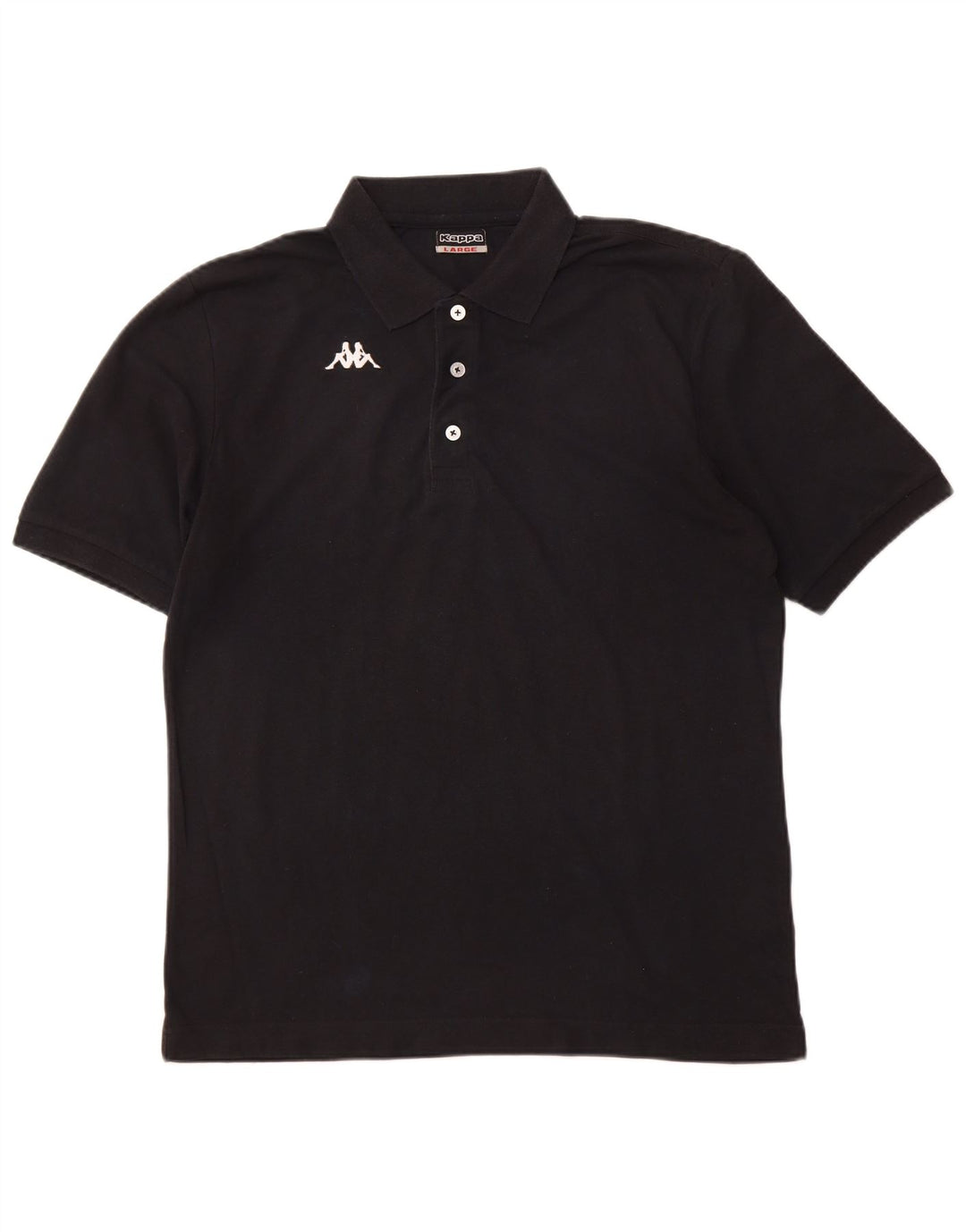 Camisa polo masculina KAPPA XL algodão preto