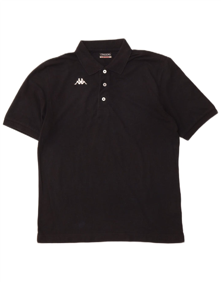 Camisa polo masculina KAPPA XL algodão preto
