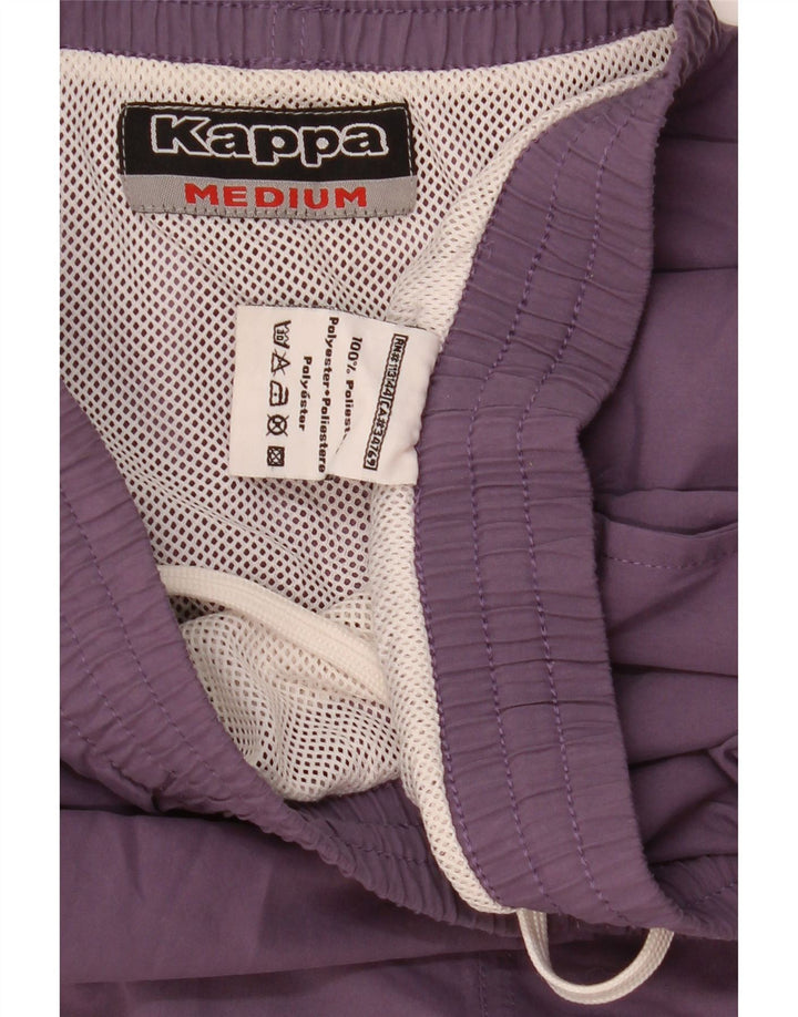 Shorts esportivos masculinos Kappa poliéster roxo médio