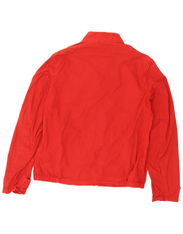 Jaqueta bomber masculina Amerigo Vespucci UK 40 grande algodão vermelho