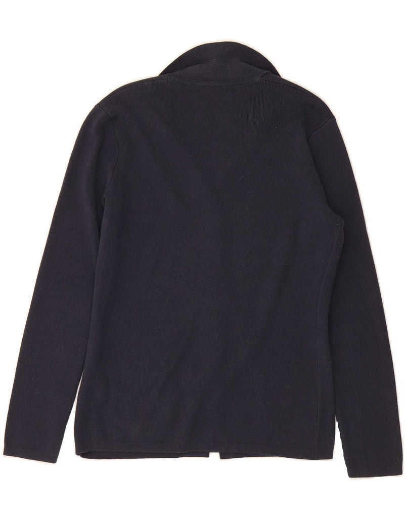 KAPPA Womens Cardigan Sweater UK 10 Small Navy Blue Cotton Vintage Kappa and Second-Hand Kappa from Messina Hembry 