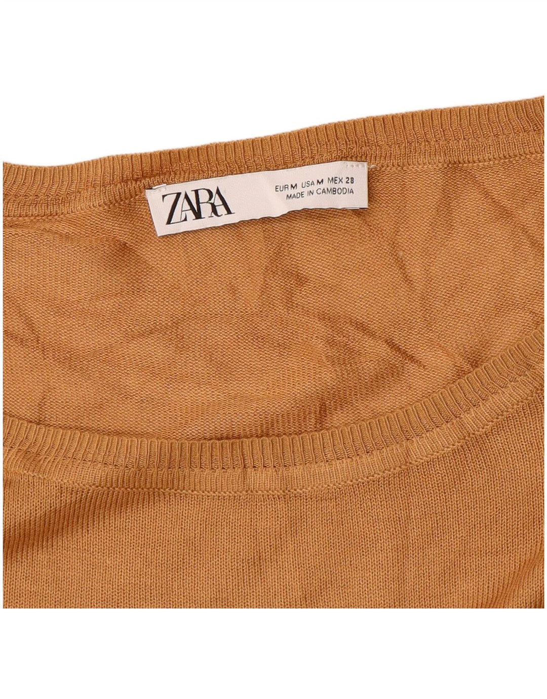 Zara Suéter feminino oversized com gola canoa Reino Unido 14 médio amarelo