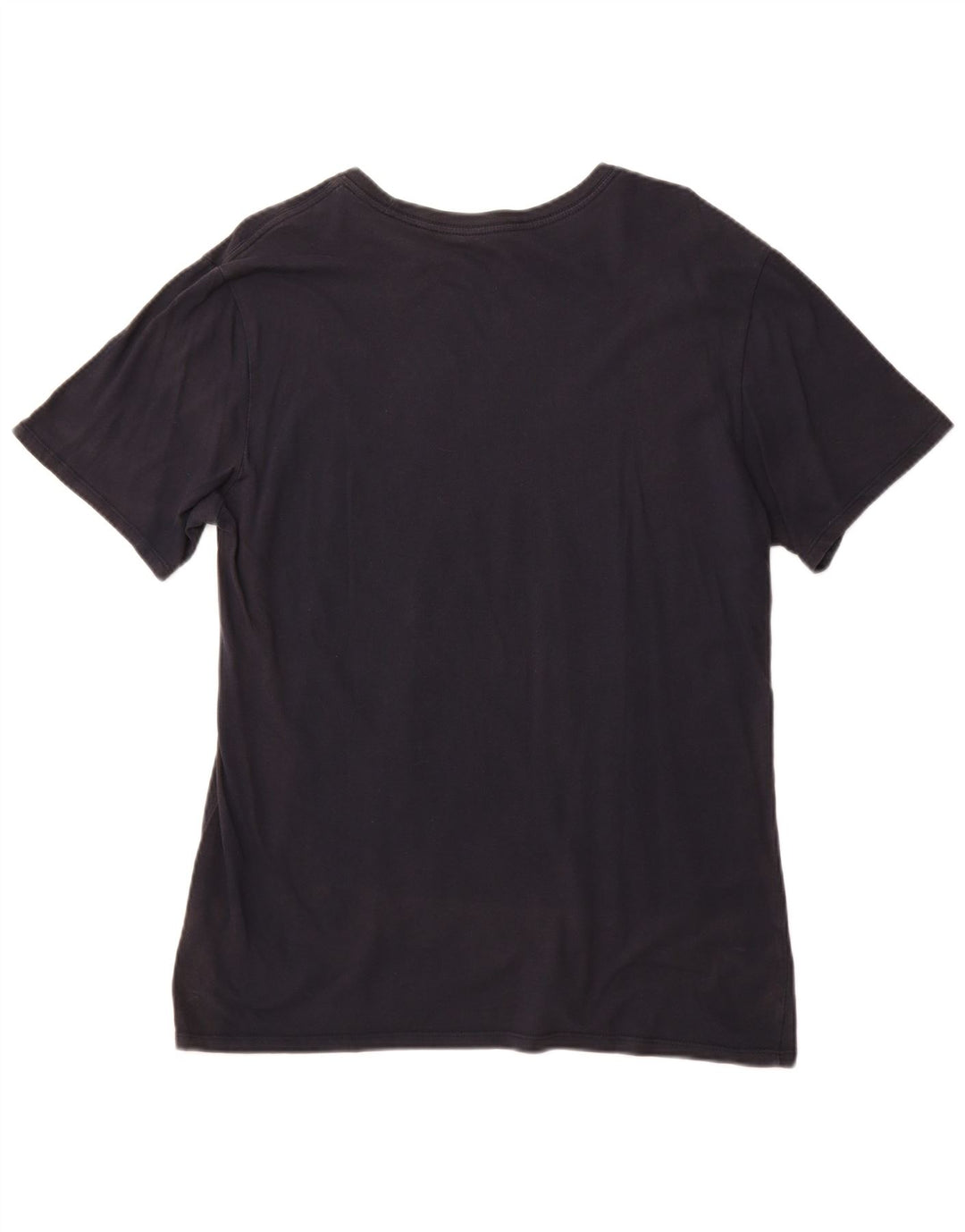 Camiseta gráfica masculina NIKE Top grande algodão azul marinho
