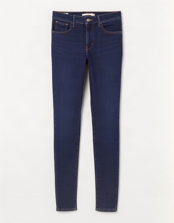 Calça jeans feminina Levi's 720 Super Skinny W27 L30 azul marinho algodão
