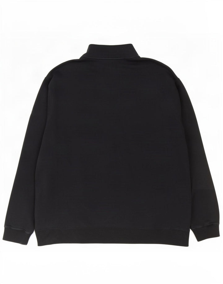 Moletom Nike Masculino com Zíper e Pescoço Jumper 2XL Algodão Preto