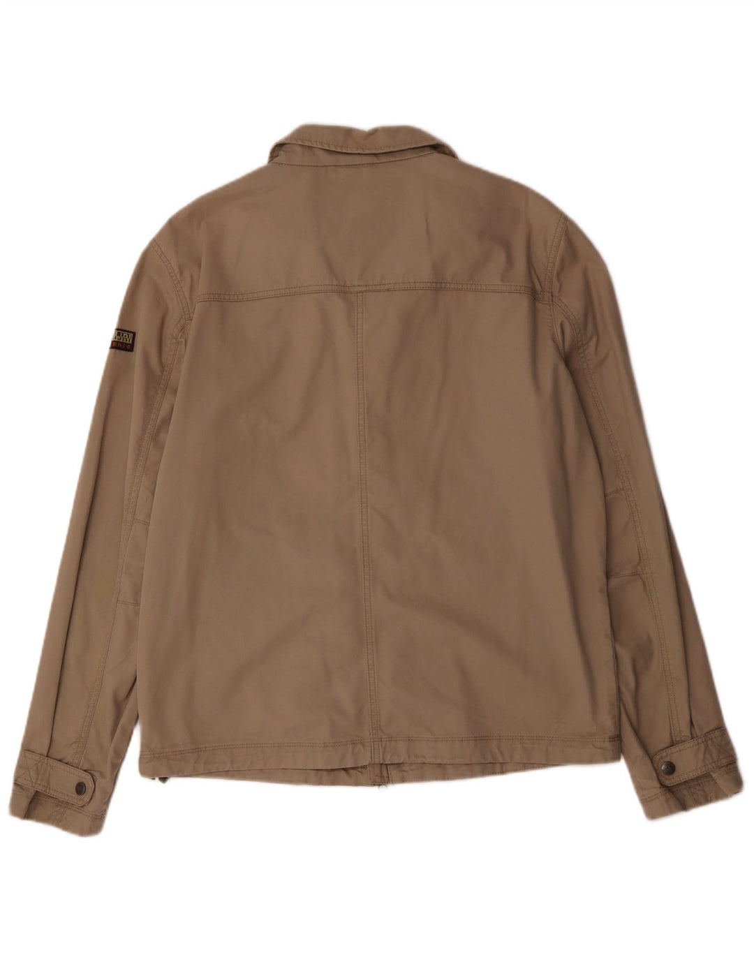 Jaqueta bomber feminina Napapijri UK 18 XL algodão bege