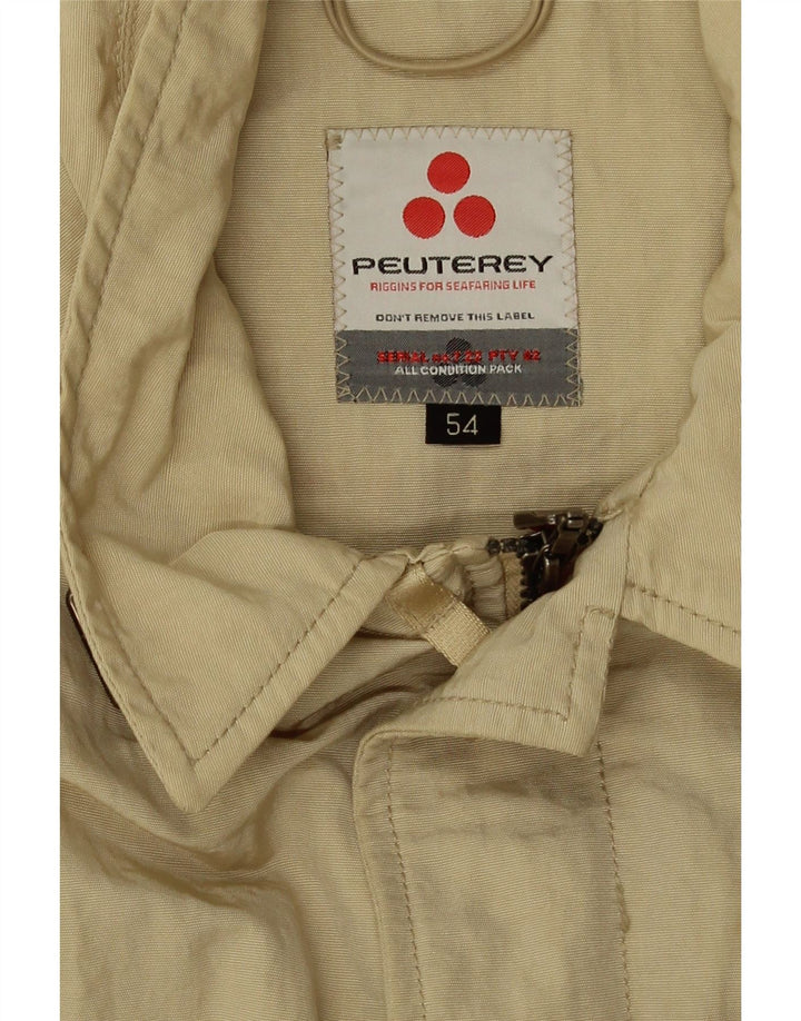 Jaqueta bomber feminina PEUTEREY IT 54 3XL poliamida bege