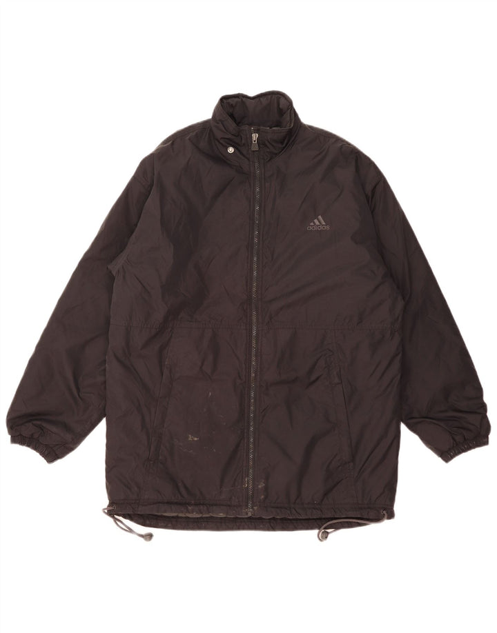 Casaco acolchoado gráfico Adidas Boys 15-16 anos preto poliamida