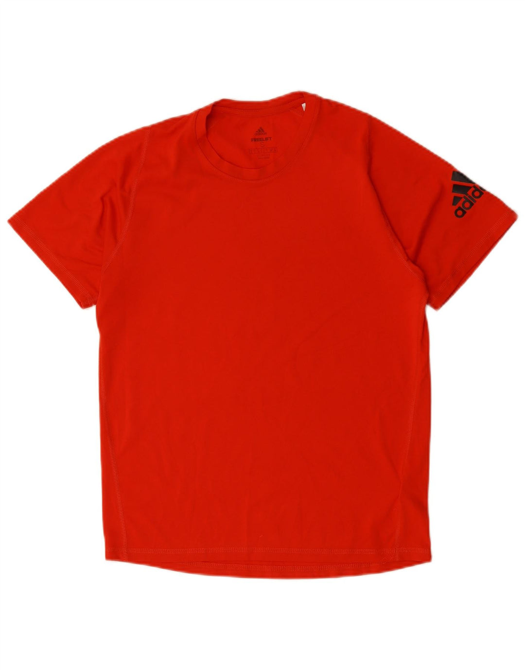 ADIDAS Mens Climalite Graphic T-Shirt Top Pequeno Poliéster Vermelho