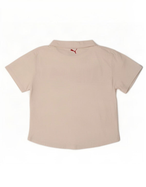 Puma Camiseta Feminina Graphic Top UK 14 Médio Rosa