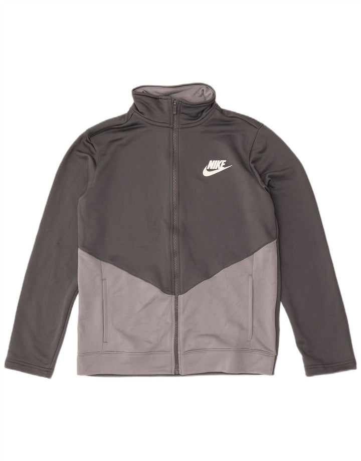 Jaqueta Nike Boys Tracksuit Top 13-14 Anos XL Cinza Colourblock Poliéster