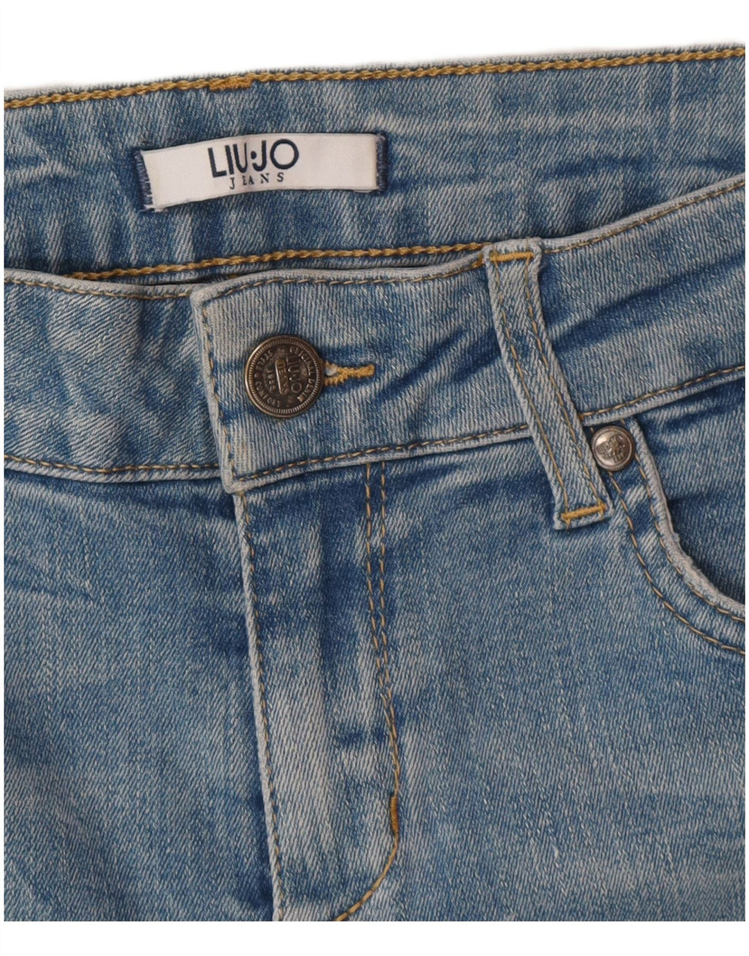 Liu Jo Jeans Skinny Feminino W28 L27 Azul Geométrico