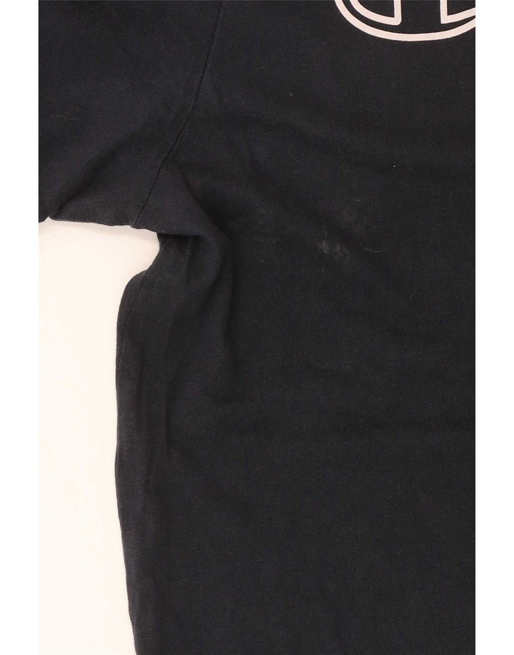 Camiseta gráfica masculina Champion pequena azul marinho