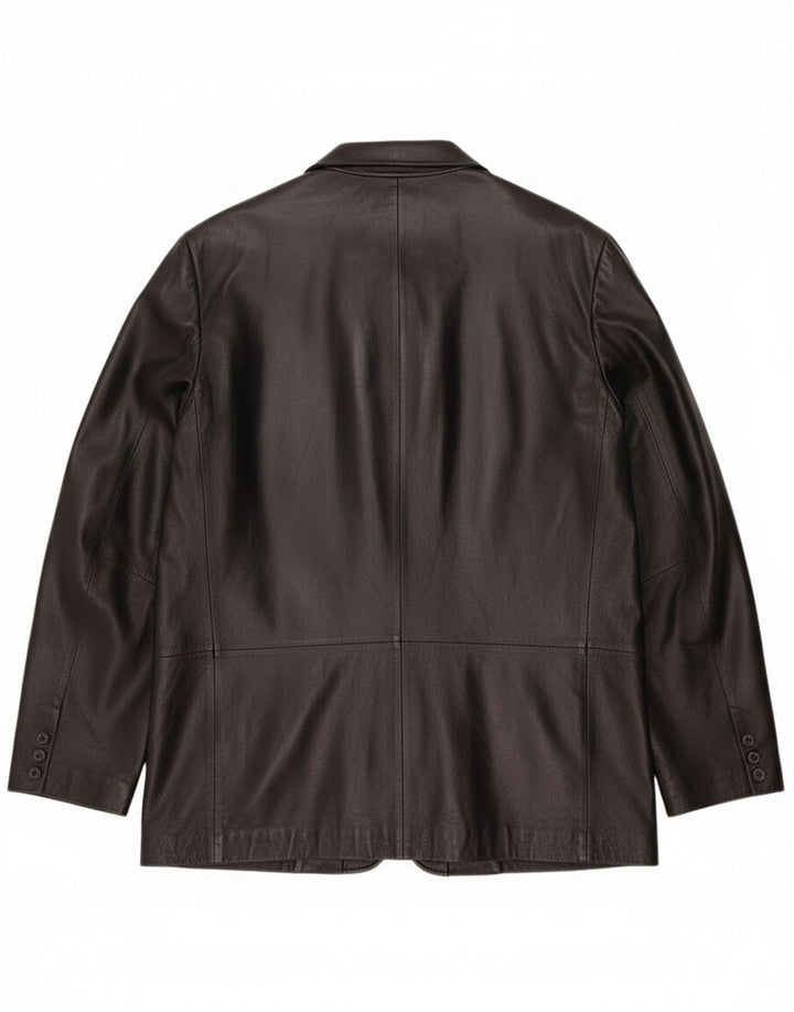 Jaqueta de couro masculina Conbipel IT 56 2XL couro preto