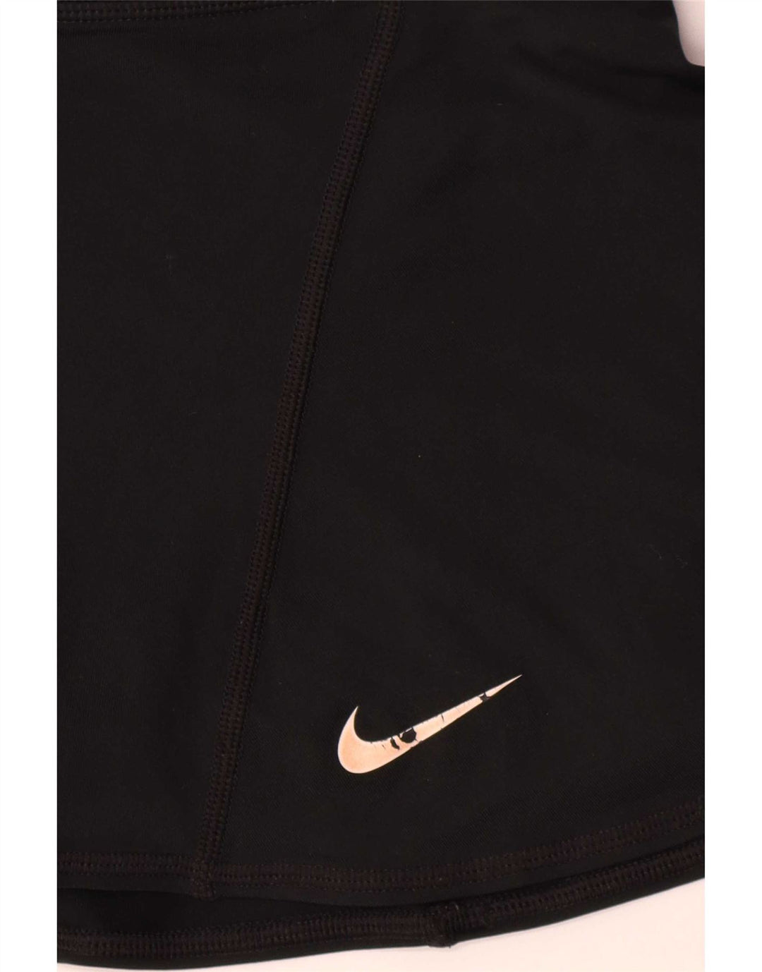 Nike Womens Dri Fit Skort UK 8 Pequeno Poliéster Preto