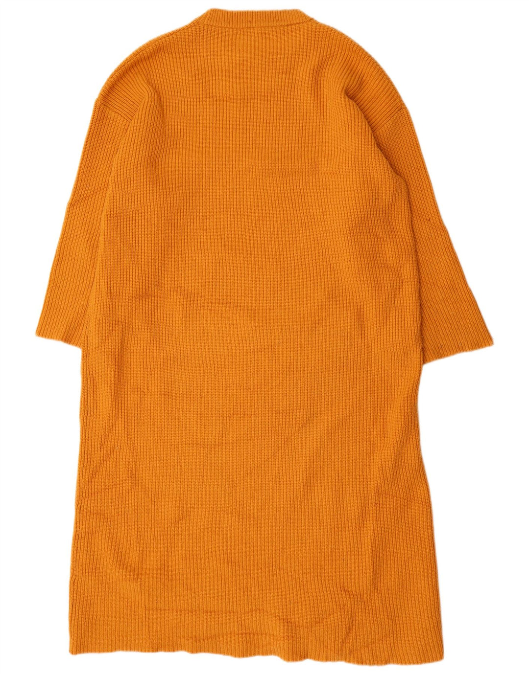 Zara vestido feminino oversized jumper UK 14 médio laranja