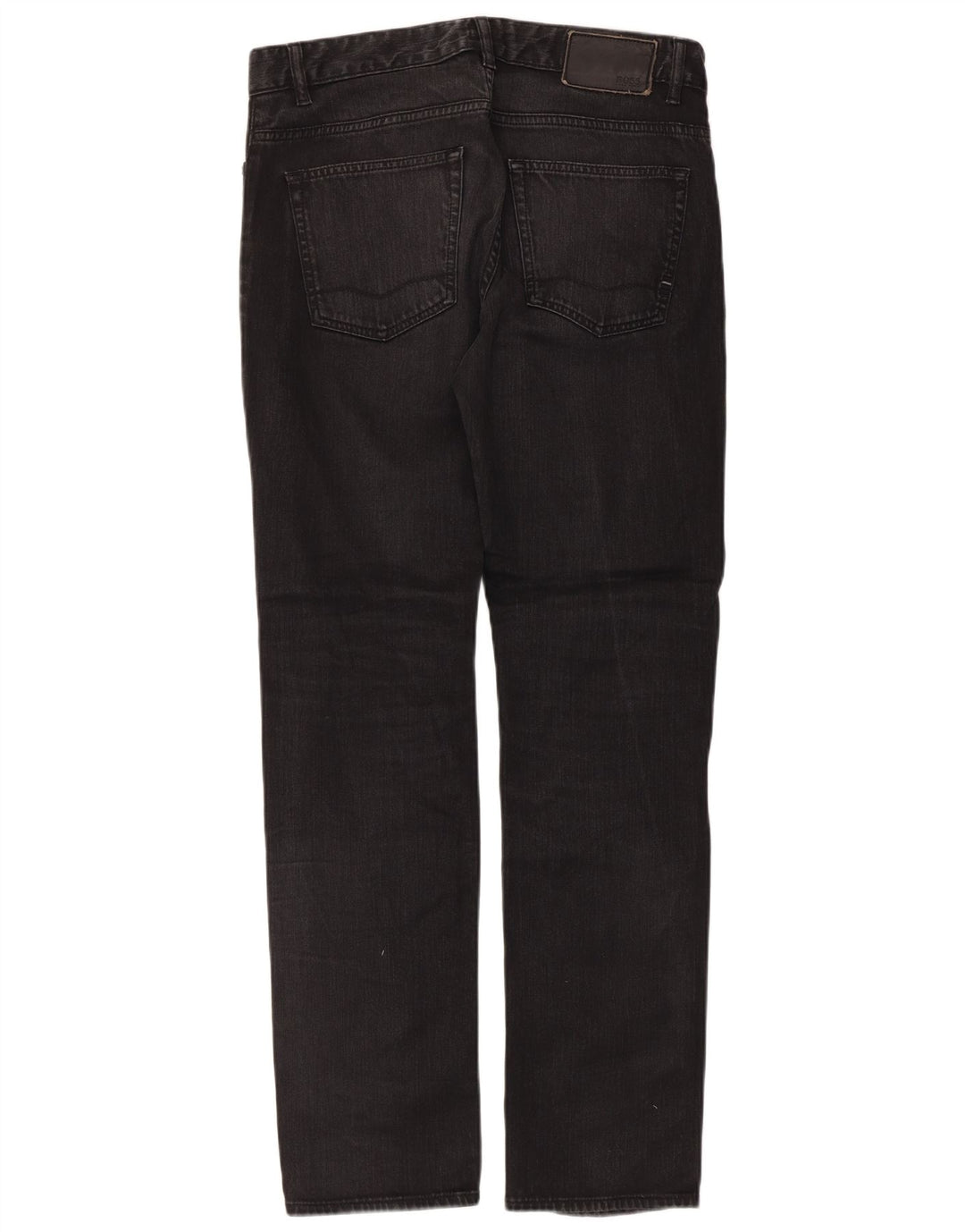 Hugo Boss Masculino Delaware Slim Jeans W32 L32 Algodão Preto
