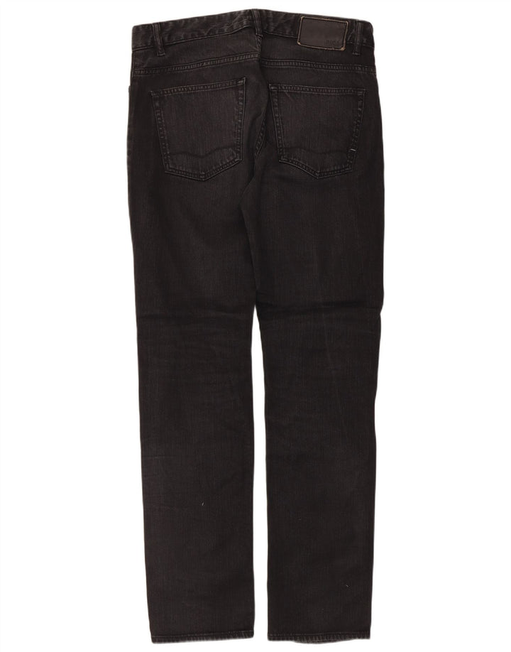Hugo Boss Masculino Delaware Slim Jeans W32 L32 Algodão Preto