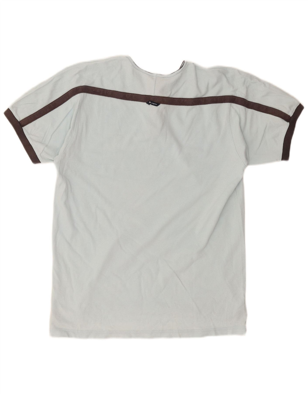 Camiseta masculina Champion grande bloco colorido azul