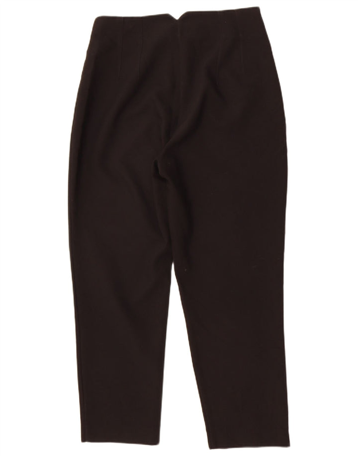 Zara Calça Cônica Feminina Grande W30 L27 Poliéster Preto