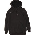 GUESS Womens Oversized Hoodie Jumper UK 6 XS Black Cotton Vintage Guess and Second-Hand Guess from Messina Hembry 