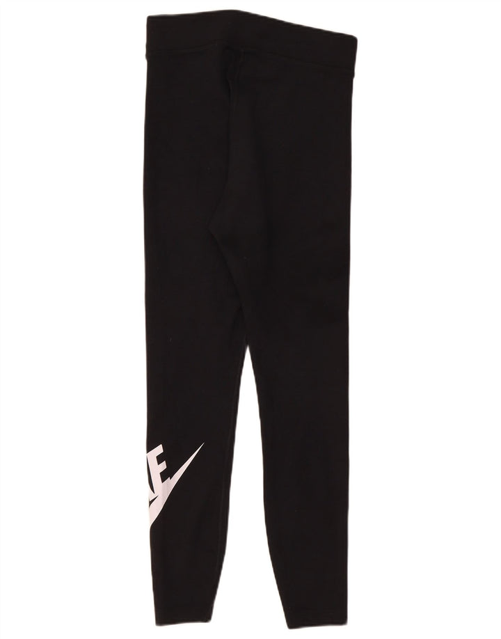 Leggings Nike Femininas Graphic UK 12 Médio Algodão Preto