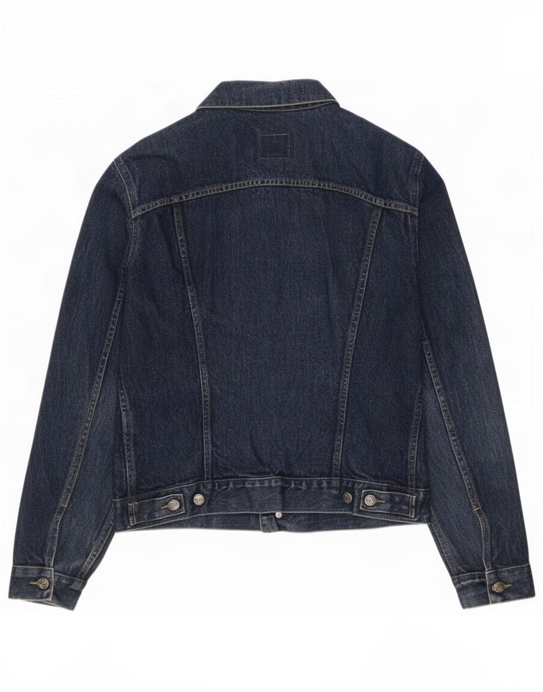 Jaqueta jeans feminina Gas UK 16 grande algodão azul